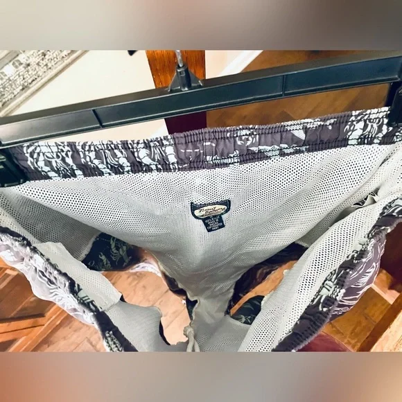 Tommy Bahama Paradise Nation premium lined swim trunks pockets 6" inseam M blue - Picture 12 of 14